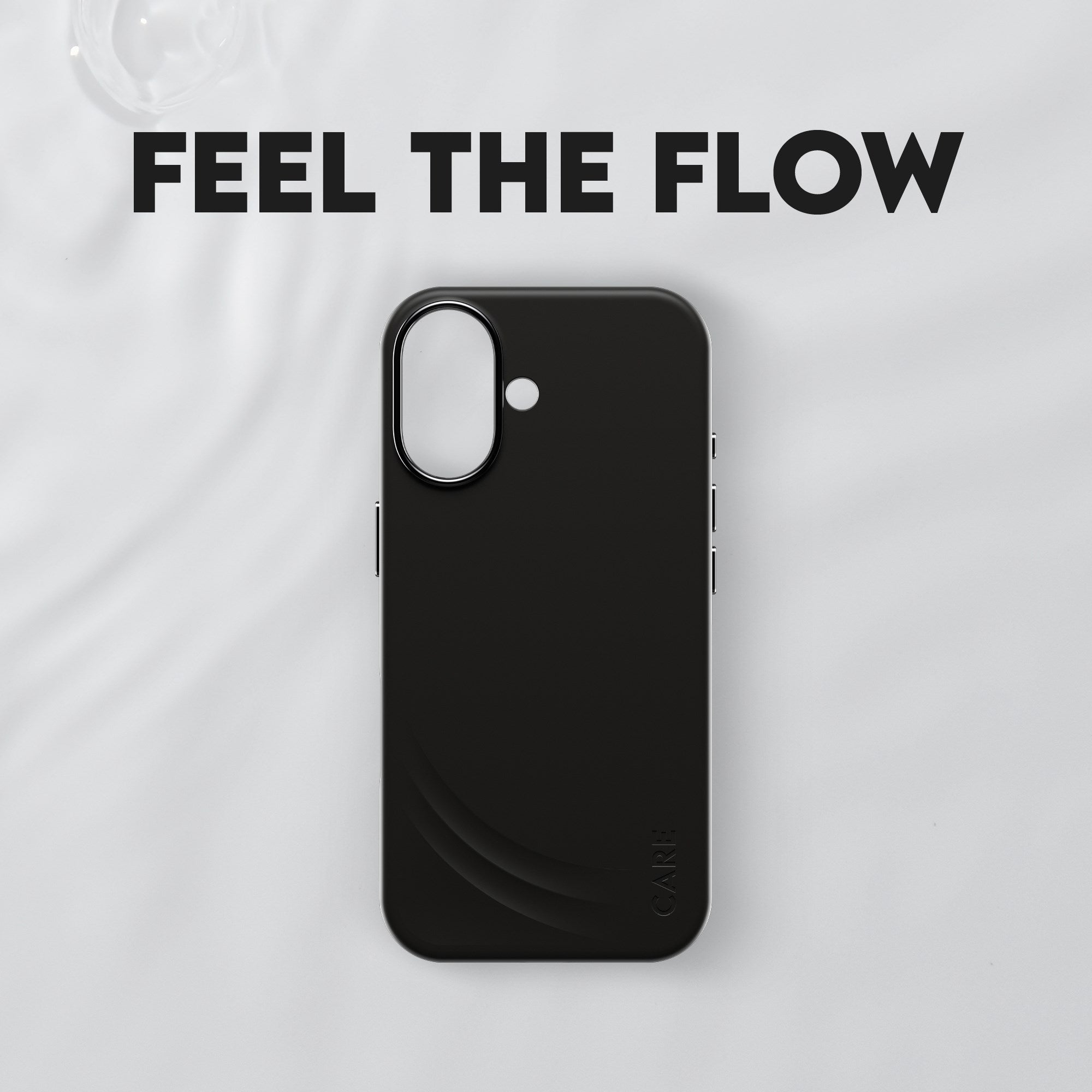 CARE by PanzerGlass® Feature FLOW Case Schwarz m. MagSafe iPhone 17